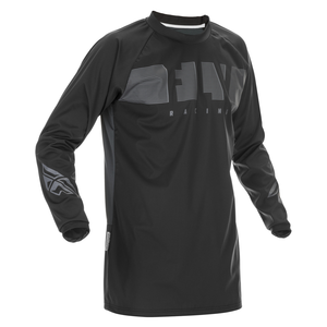 Fly Racing Windproof Jersey (Black/Grey)